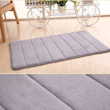 40*60cm Bath Mat Bathroom Carpet Water Absorption Rug Shaggy Memory Foam Bathroom Mat Kitchen Door Floor Bathroom Products 40*60cm Bath Mat Bathroom Carpet Water Absorption Rug Shaggy Memory Foam Bathroom Mat Kitchen Door Floor Bathroom Products