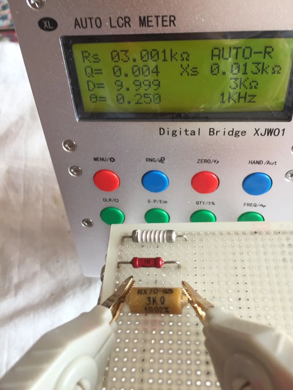 XJW01 digital bridge 0.3% LCR tester resistance, inductance, capacitance, ESR, finished product