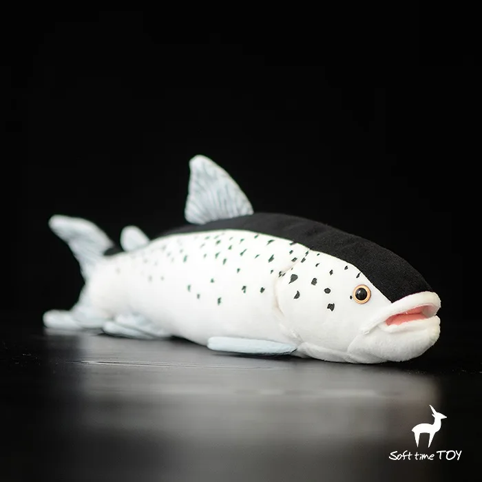 

Baby Toys Plush Salmon Doll Simulation Ocean Fish Wildlife Deep Sea Fish Puzzle Toy Dolls
