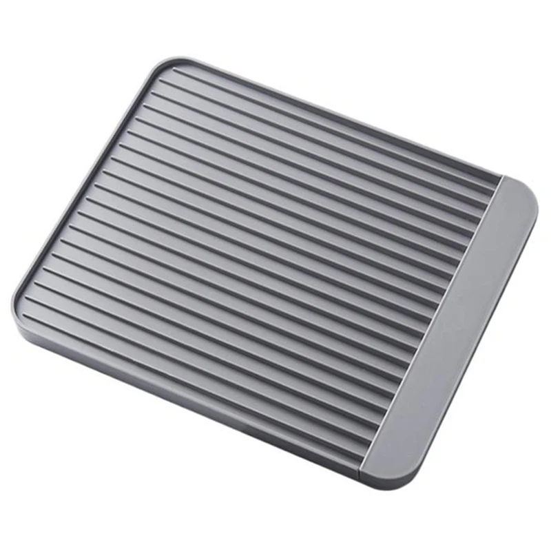 Gray Простая Мода Diatom сушилка для грязи коврик вогнутый и выпуклый дизайн кухонная сливная панель для хранения дренажный поддон, кухонная утварь - Цвет: Gray