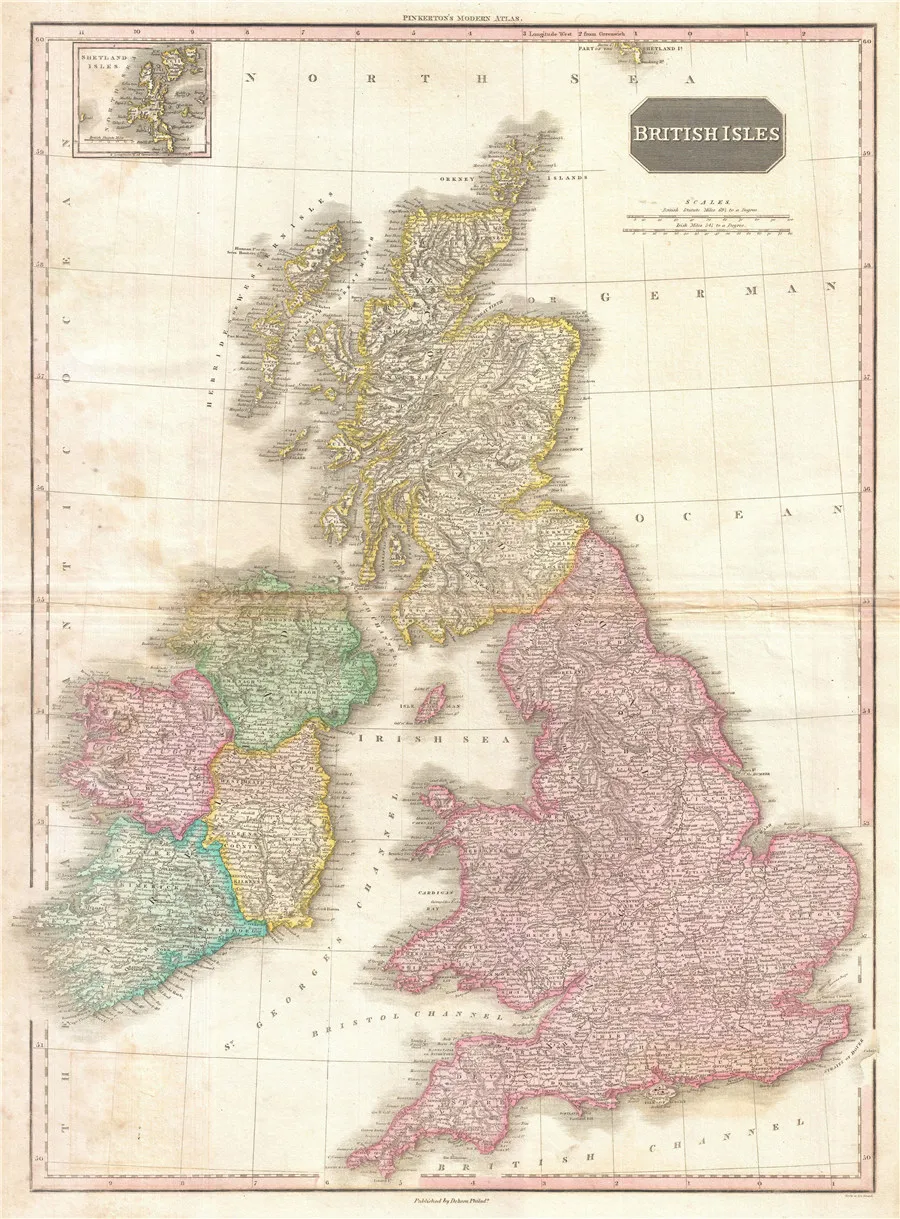 1818_Pinkerton_Map_of_the_British_Isles_(England,_Scotland,_Ireland)_-_Geographicus_-_BritishIsles-pinkerton-1818