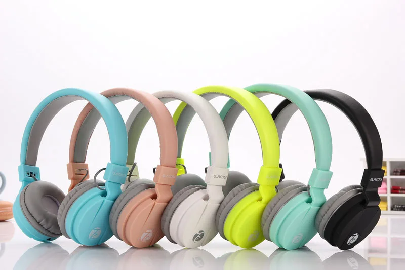

Stereo Adjustable Foldable Headphones Lightweight Headband Headsets with Microphone 3.5mm for Cellphones Smartphones iPhone