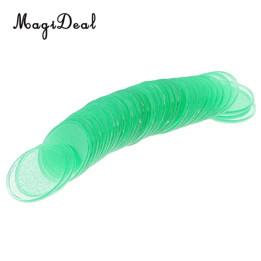 MagiDeal 40Pcs Plastic Count Bingo Chips Markers for Bingo Game Cards Party Fun Family Club Games Supplies Accessory