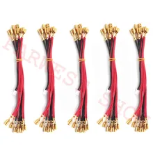 10 ensembles 2.8mm/4.8mm terminal LED câble arcade bouton-poussoir LED lumières câblage faisceau à 2pin câble bricolage Kits d'arcade pour pièces Jamma(China)