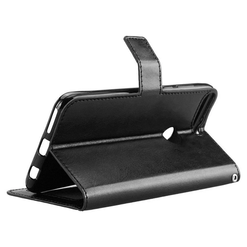 New For Huawei Y6 2018 PU Leather Case For Huawei Y6 2018 Case Filp Wallet Cover Silicone Fundas Card Slot Stand Phone Cases (3)
