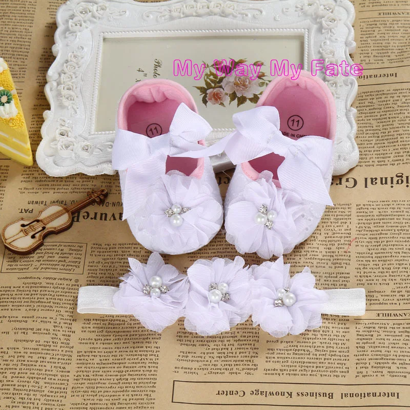 Цвета слоновой кости новорожденных пинетки для маленьких девочек обувь малыша; Sapatos infantis Meninas детская обувь балетки; девочек Крещение