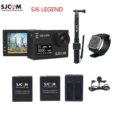 Оригинальный SJCAM Sj6 Легенда Wi-Fi notavek 96660 4 К 16 МП 2.0 “сенсорный экран 30 м водонепроницаемый Дайвинг удаленного Спортивные экшн-камеры SJ DVR