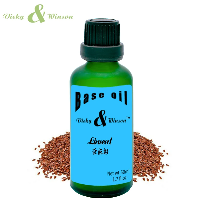 Vicky&winson Flaxseed oil 50ml 100 pure plant base oil Essential oils