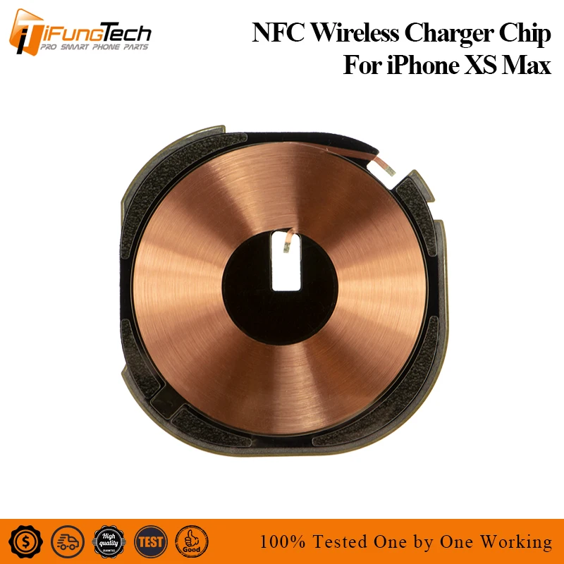 

New Wireless Charging Chip Coil For iPhone xs max NFC Charge Panel Chip Flex Cable Replacement Parts