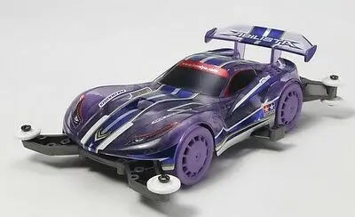 Tamiya 95218 1/32 Mini 4WD Pro MA шасси JR Abilista прозрачный фиолетовый Специальный корпус |