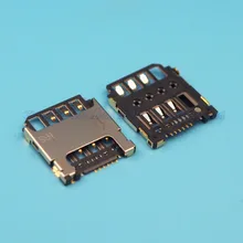 10 шт./лот Sim карт памяти держатель для Samsung S7568I S4 мини I9195 I9190 I9198 I699 I679 карт разъем