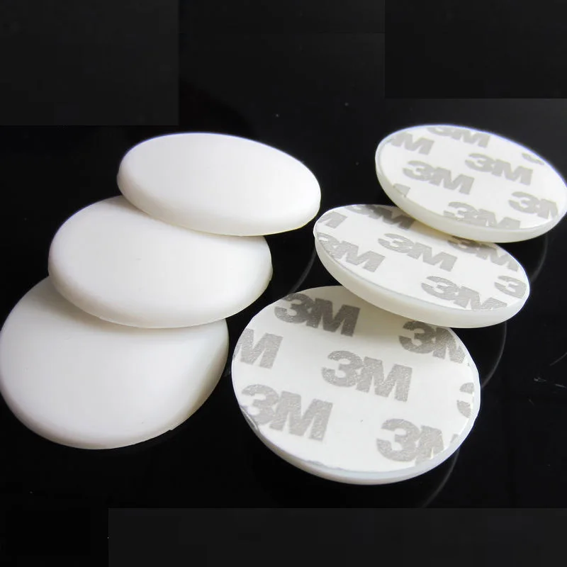 10x Cushion Pads Handle Knob Bumper Gasket Protector Anticollision Silicone Round 8 x 40mm White Brown Pink Green Red Blue Black