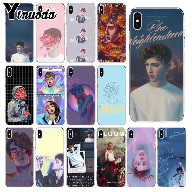 Yinuoda TRXYE оставьте этот синий чехол для телефона с окружением Apple iPhone 8 7 6 6S Plus X XS MAX 5