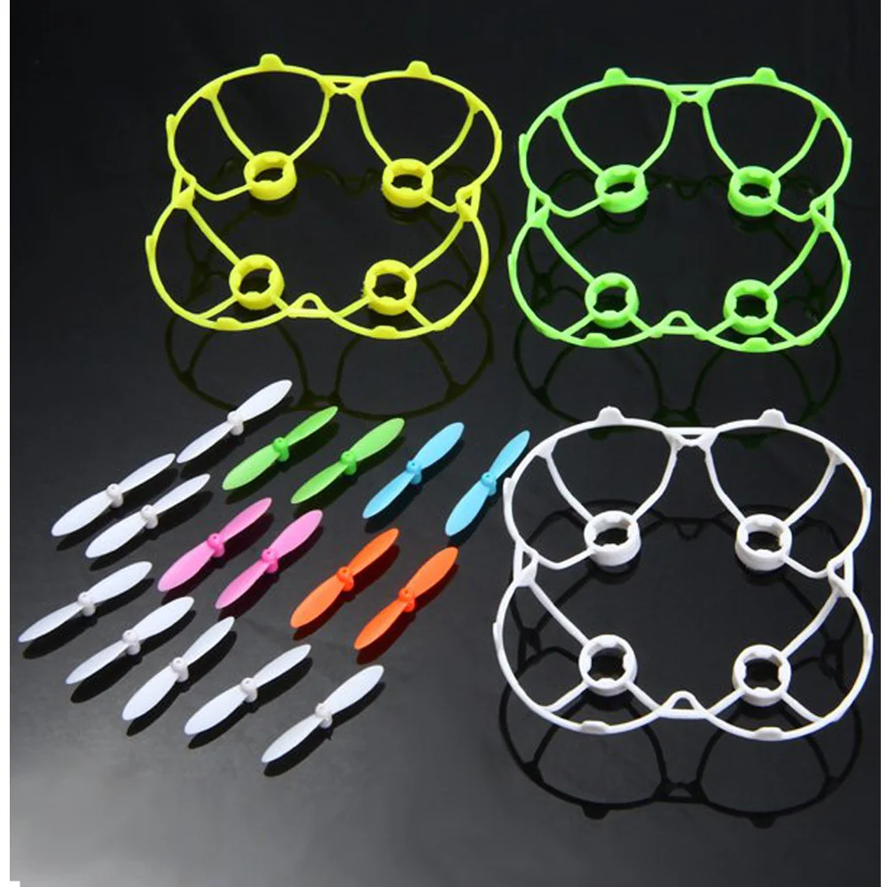

New 16Pcs Blades + 3Pcs Protection Frames Drones Dron Toy Accessory Cheerson CX - 10 / CX - 10A RC Quadcopter Toys Spare Parts