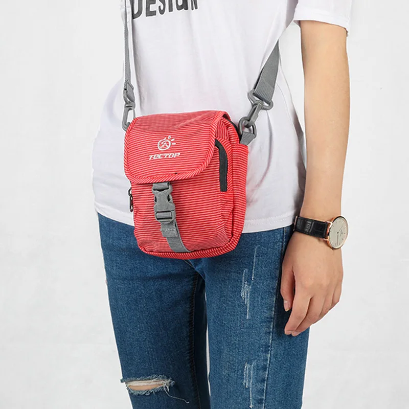 TECTOP 2019 Brand New Unisex Outdoor Nylon light Small Bag for cellphone card Travel Hiking Bike fishing Shoulder Bag Men Women