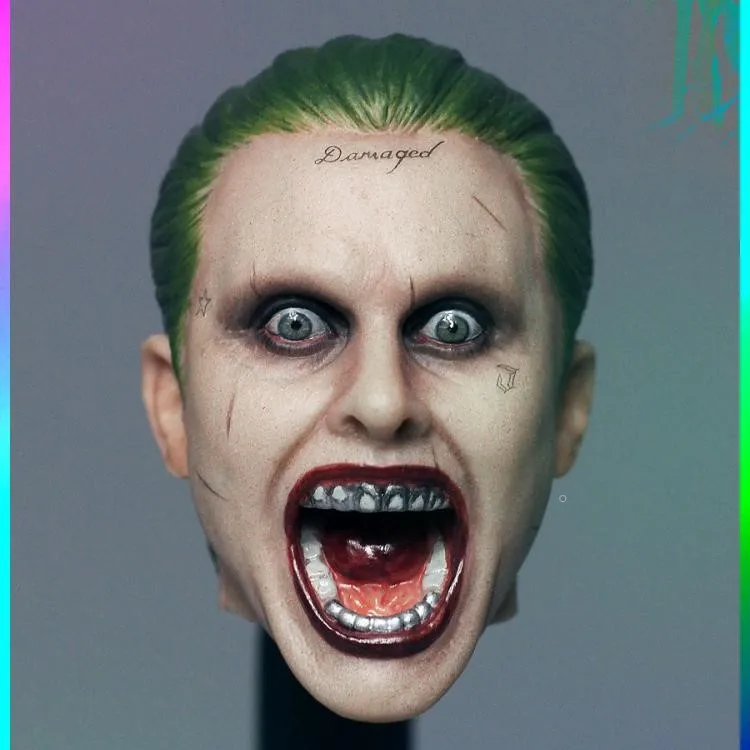 1:6th The Joker Jared Leto Head Sculpt Model For 12/"HT Phicen Male Figure Body