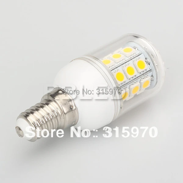 

E14 Led Bulb 5W 5050SMD 27LEDs book light night light 220v Spot light Eye Protected Warm White 1pcs/lot