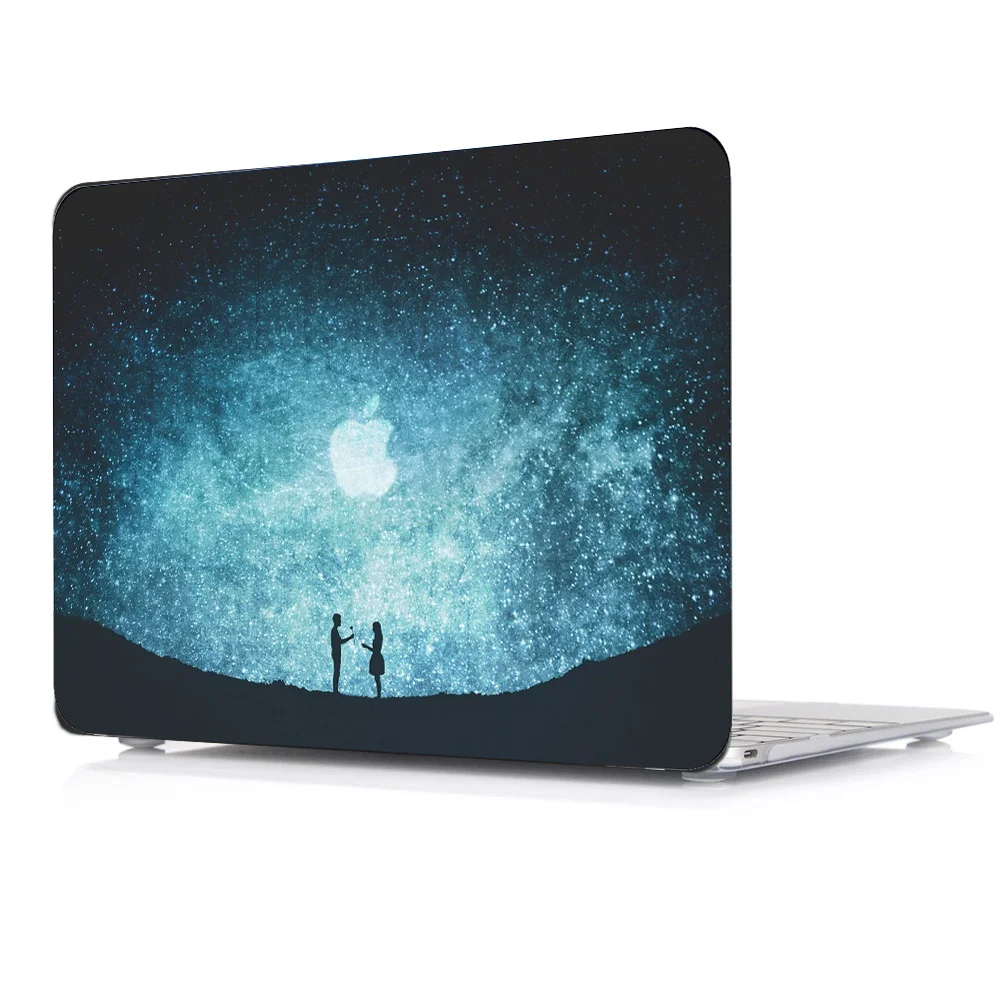 Чехол для планшета с цветным принтом Жесткий Apple Macbook Pro Retina Touch Bar Air 11 6 12 13 3 15 4