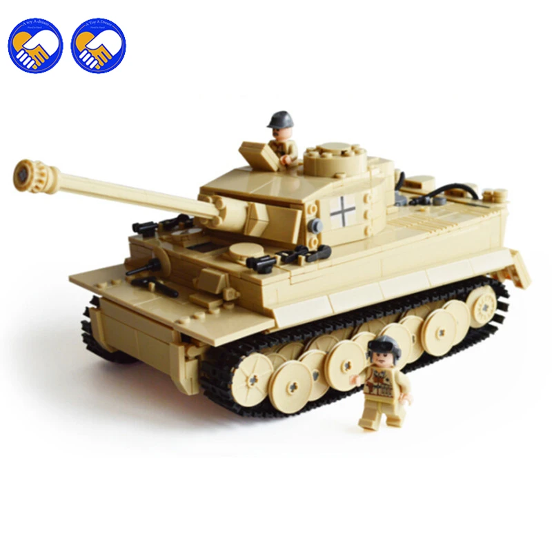 Игрушка мечты 995 шт век военные строительные блоки немецкий Король тигр Танк