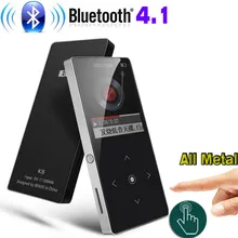Bluetooth mp3 плеер сенсорный экран BENJIE K8 ультра тонкий 8 ГБ/16 Гб музыкальный плеер 1,8 дюймов цветной экран без потерь HiFi Звук с FM