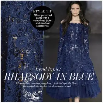 navy lace dress fabric