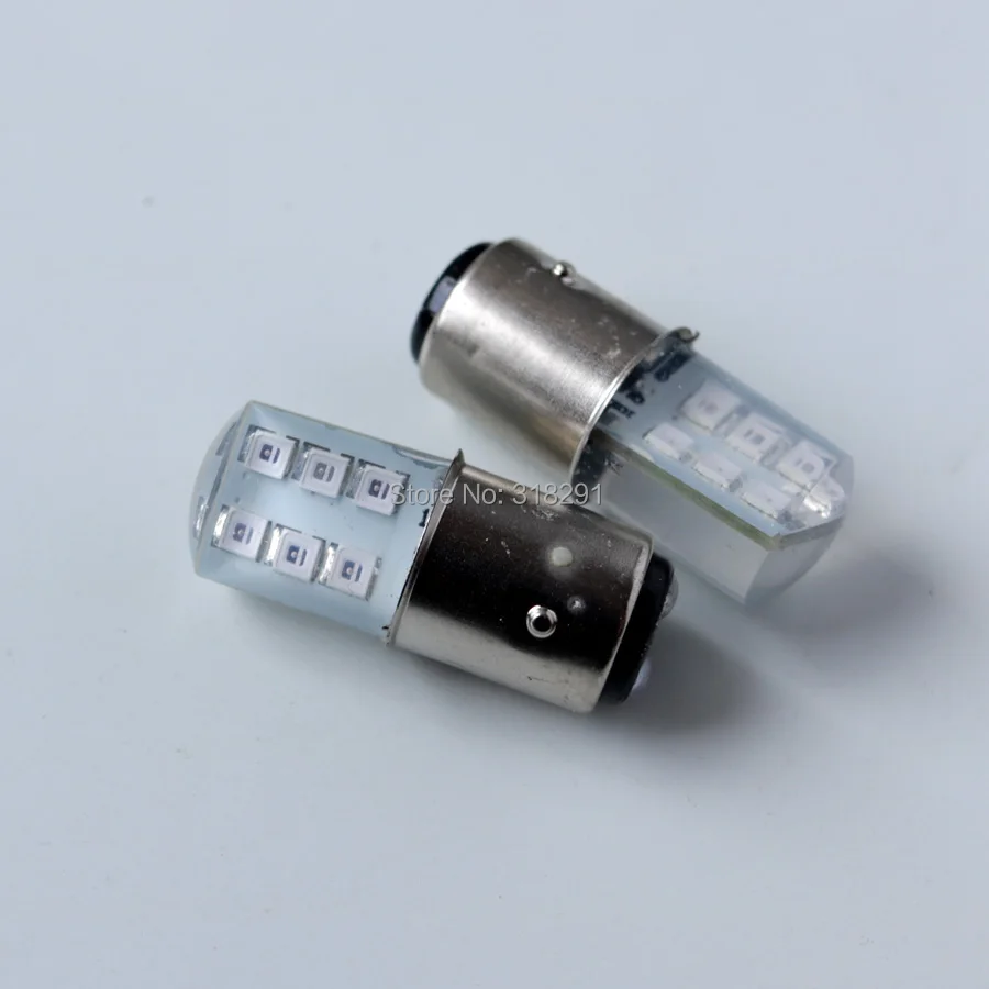 Тип 2835 12SMD Автомобильные тормоза поворота сигнальный светодиод 1157 ba15s sinicone лампочка