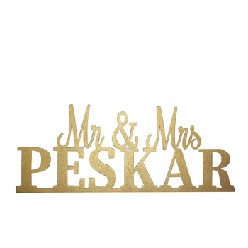 

Wedding name logo custom Mr. and Mrs. sign custom wedding custom name last name logo