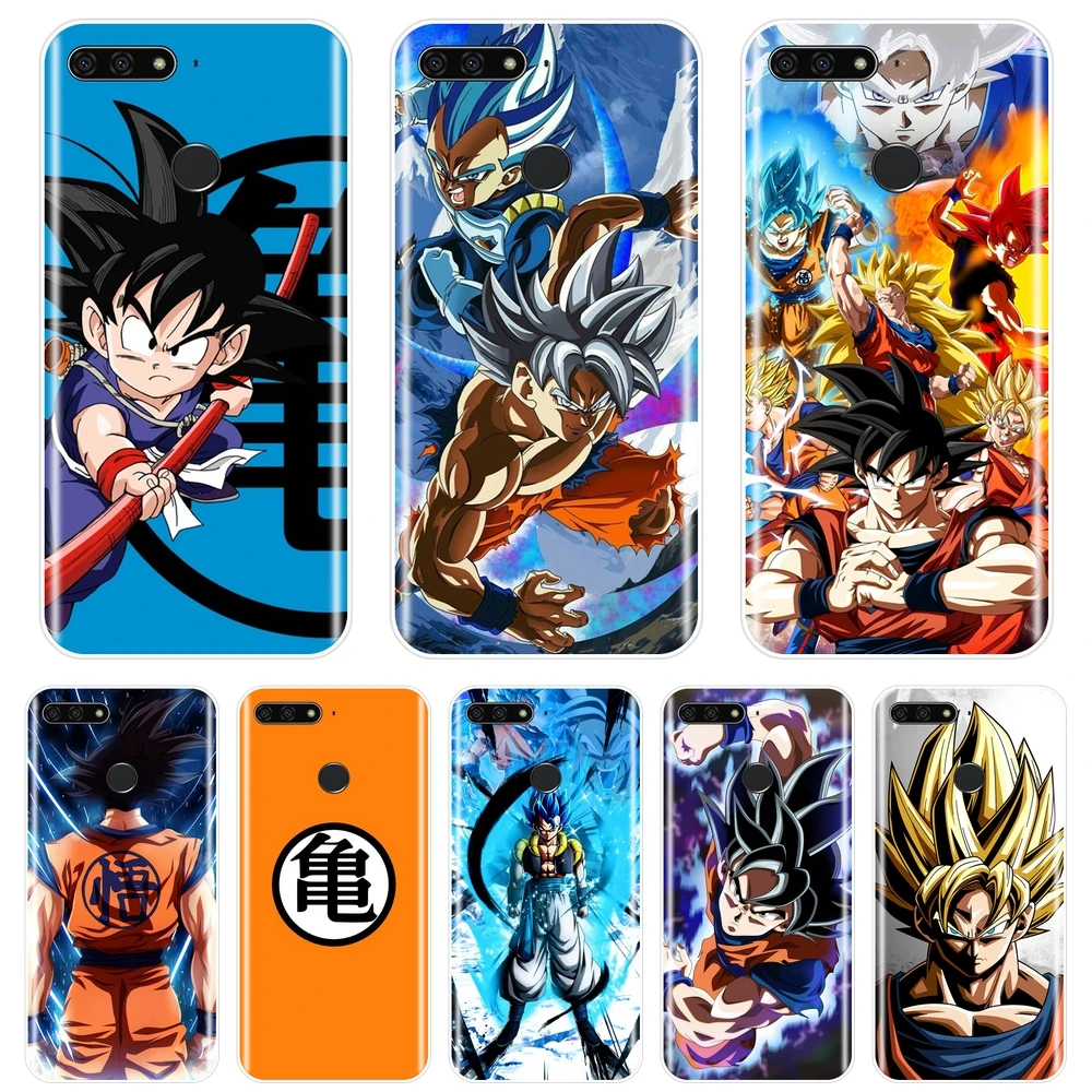 

Soft Phone Case For Huawei Y3 Y5 Y6 II Y7 Pro Silicone Dragon Ball Goku Back Cover For Huawei Y5 Y6 Y7 Prime 2017 2018 Y9 2019