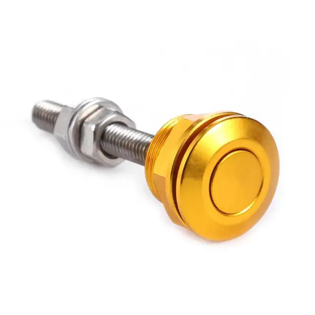 Universal Aluminum Alloy 22mm Push Button Hood Pin Lock Clip Kit