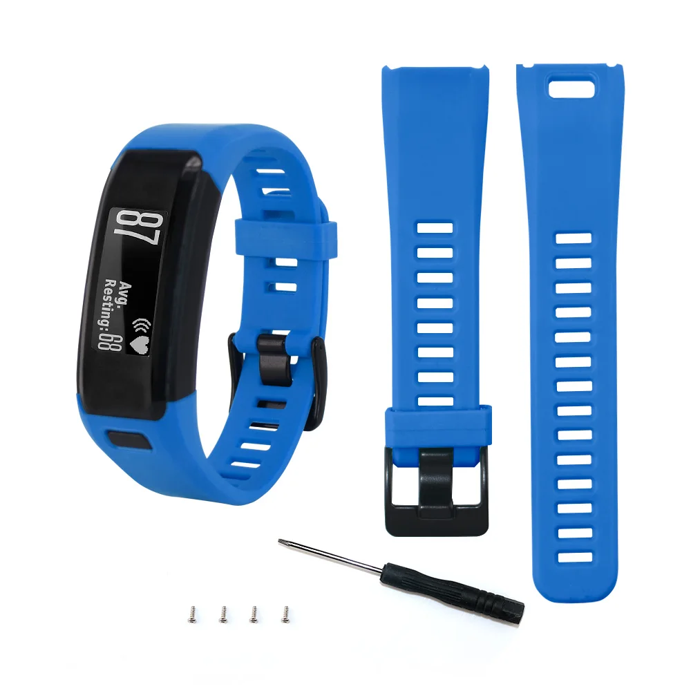 Силиконовый ремешок для смарт часов FIFATA Garmin Vivosmart HR Vivo спортивный браслет фитнес