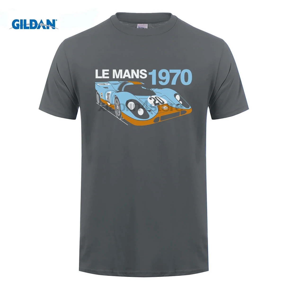 GILDAN DIY t shirts design printing Cotton Retro Race Le Mans 1970 917