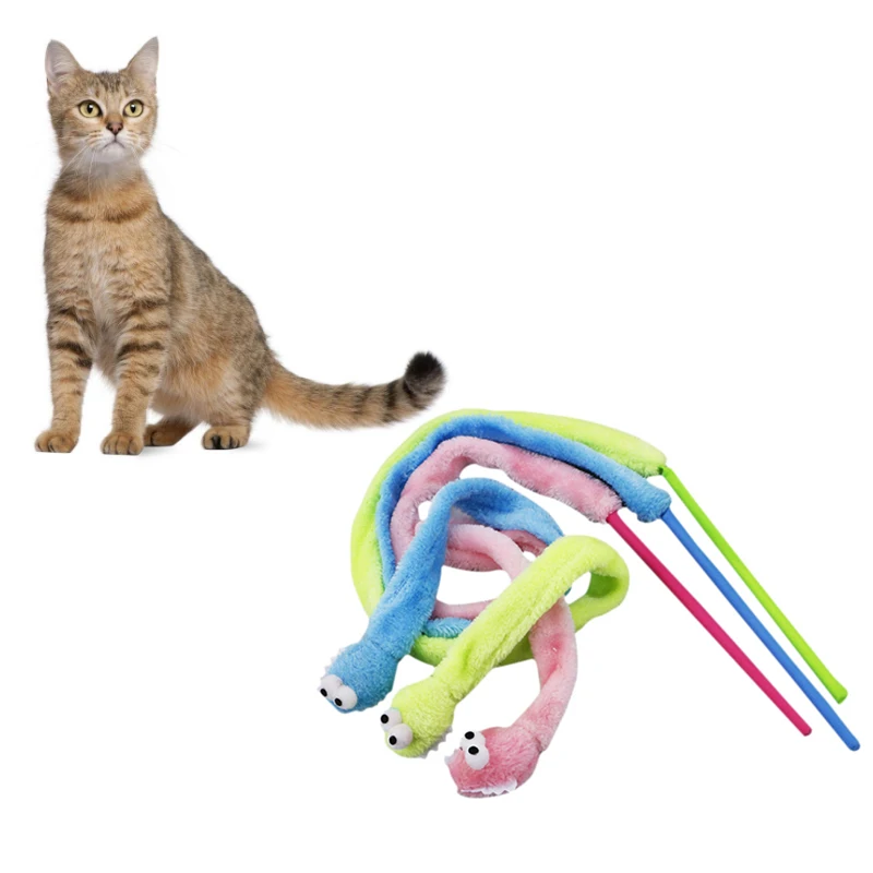 Lucu Kucing Batang Mint Teaser Ular Mewah Produk Hewan Peliharaan