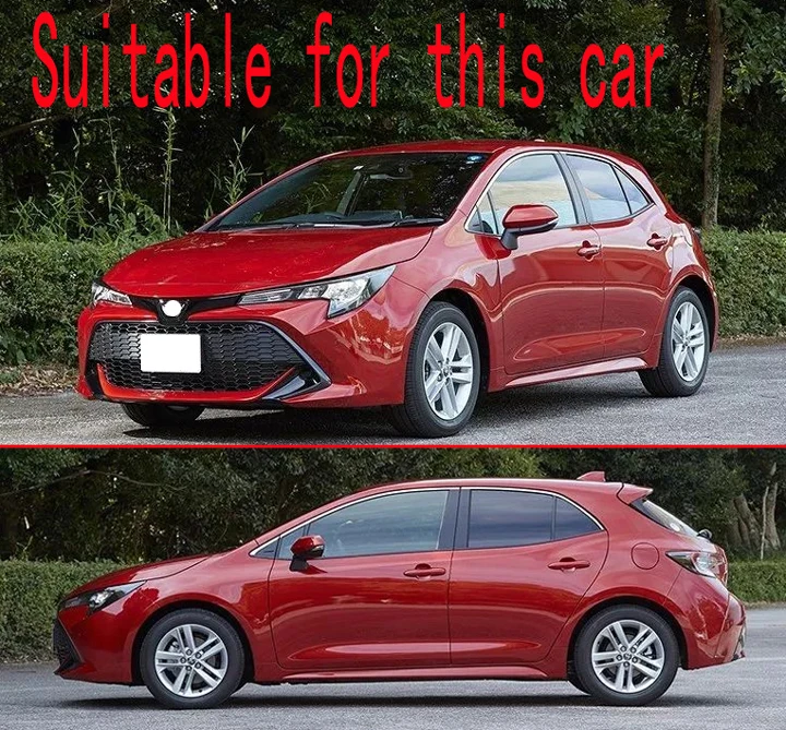 Для 2019 Toyota Corolla Sport хэтчбек Auris из нержавеющей стали Черная задняя защитная