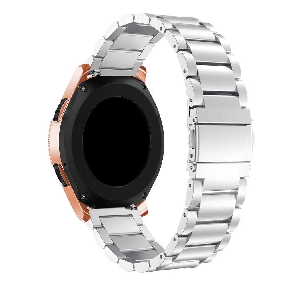 Ремешок для часов из нержавеющей стали для samsung gear S3 S2 умный браслет 20 мм 22 мм браслет для Galaxy Watch 42 мм 46 мм huawei GT2