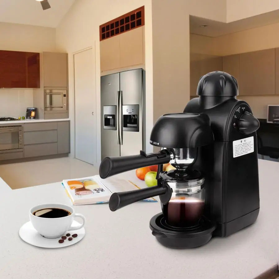 

240ml Espresso Electric Coffee Machine Express Electric Foam Coffee Maker Electric Milk Frother Kitchen Appliances