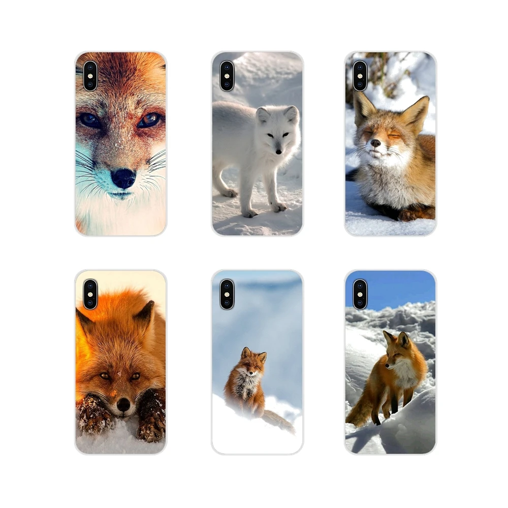 

For Oneplus 3T 5T 6T Nokia 2 3 5 6 8 9 230 3310 2.1 3.1 5.1 7 Plus 2017 2018 Accessories Phone Shell Covers fox snow