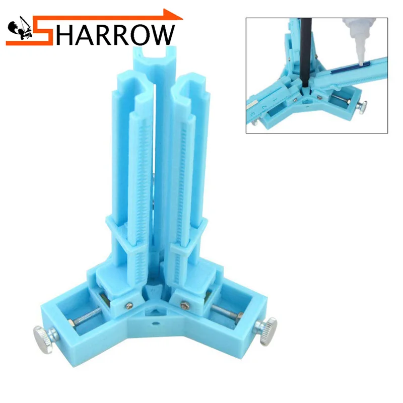 

Archery Arrow Fletching Jig Adjustable Rubber Arrow Feathers DIY Stick Bonding Tool Hunting Accessory