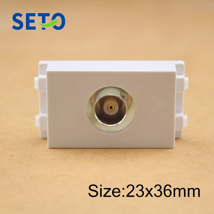 

SeTo 128 Type BNC Monitor Module BNC Connector Keystone For Wall Plate Socket