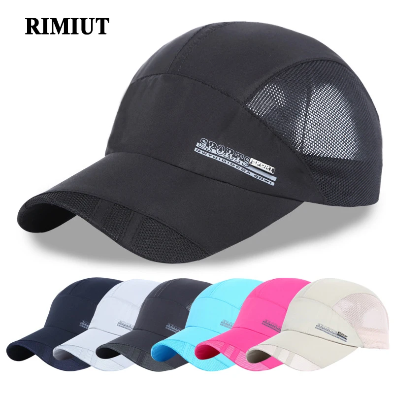 

RIMIUT 2017 Mens Baseball Cap and Hats for Men Summer Trucker Cap Women Pink Blue Hip Hop Snapback for Adult Unisex Branded Caps