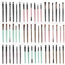 

6 Pcs Makeup Brushes Tool Set Cosmetic Blush Powder Foundation Eyeshadow Eyeliner Cosmetic Brushes Maquiage