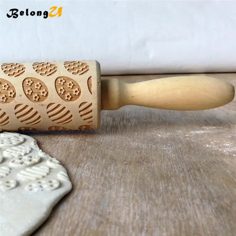 wood rolling pin MUW-243-02