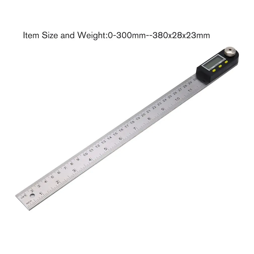 200 мм/300 мм Цифровой угломер и уровень гониометра измерительный инструмент электронный угломер из нержавеющей стали угловая линейка