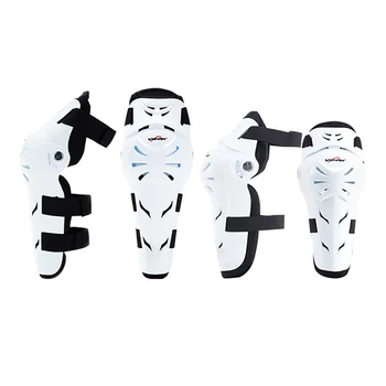 

4pcs/set Elbow Knee Sleeve Pad Windproof Breathable Arm Leg Protective Guard Protector Outdoor Motorcycle Cycling