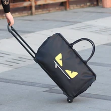 Модный водонепроницаемый чемодан на колесиках чемодан для багажа на колесиках портативный Багаж складной женский/мужской чемодан с колесом