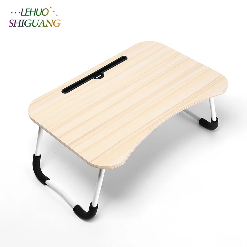  Simple Computer Desk student dormitory Bed desk Folding table Multifunction laptop table Fashion be
