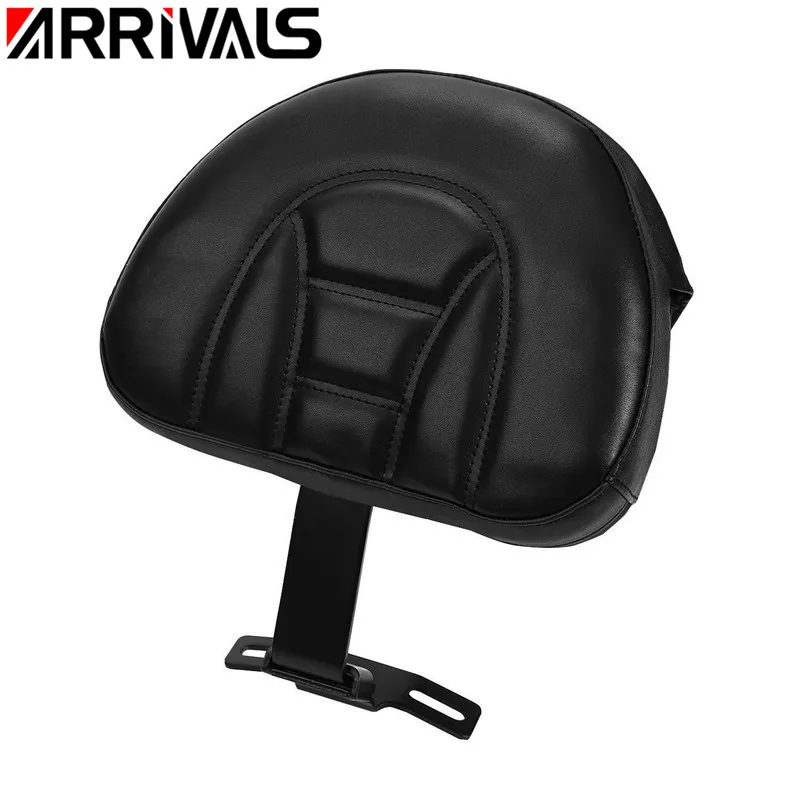 Motorcycle Backrest For Harley Fatboy Heritage Softail 2007-2017 Black Plug-in Adjustable Driver Backrest Kit Rider Backrest