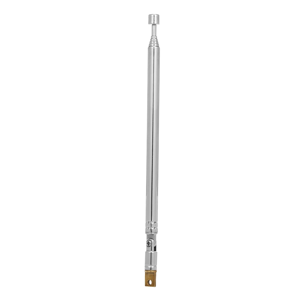 

7-102 Retractable FM antenna Portable Telescopic FM Radio Antenna 7-Section Radio Antenna 360 Degree Rotatable