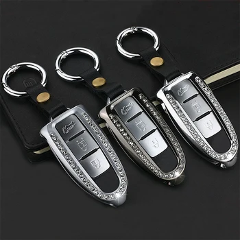 

Luxury Metal Car Key Cover Case fob For Nissan Infiniti Qashqai J10 J11 X-Trail t31 t32 kicks Tiida Pathfinder Murano Note Juke