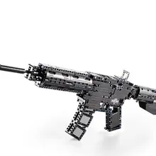 621 шт Строительные блоки M4A1 карабин блоки для оружия игрушки