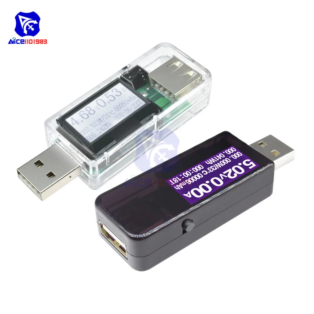 

Portable Power Bank USB Tester Voltmeter Ammeter 7 in 1 LCD Digit Display Voltage Current Detector for Laptop Smartphone Tablet